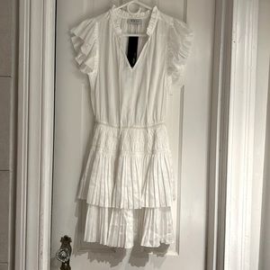 Reset by Jane Silky white mini dress BNWT